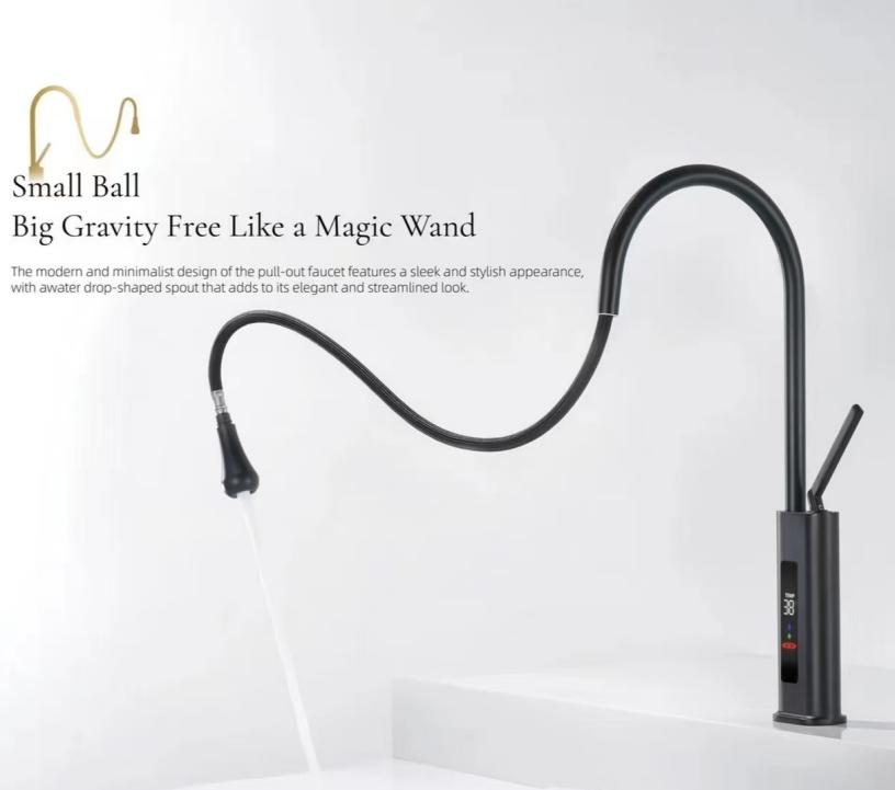 How Can a Single Hole Pull-Out Kitchen Faucet with Digital Display Transform Modern Kitchen Water Control